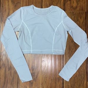 Lululemon long sleeve cropped top